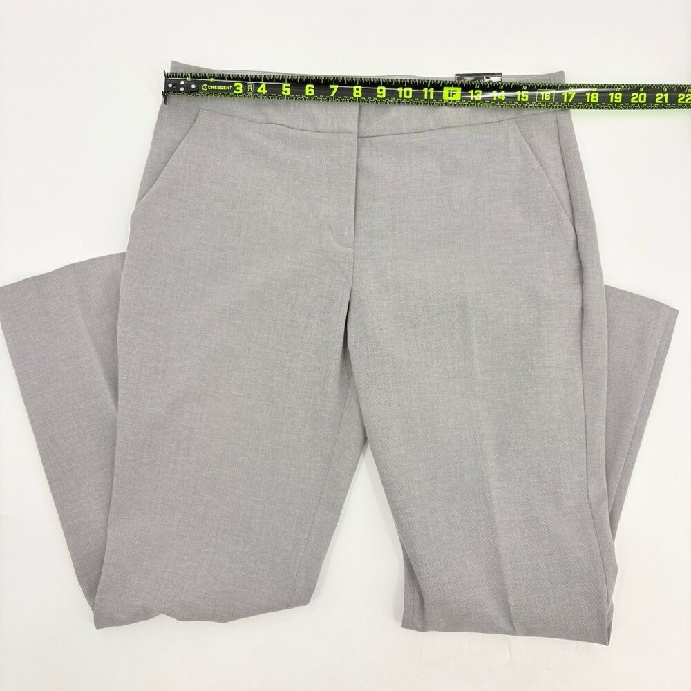 Express Columnist Pants 12 Gray Barely Boot Professional Office Work Preppy Chic - Picture 6 of 9
